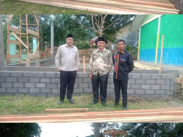 Kakankemenag Bener Meriah Tinjau Pembangunan RKB MIS Blang Rakal
