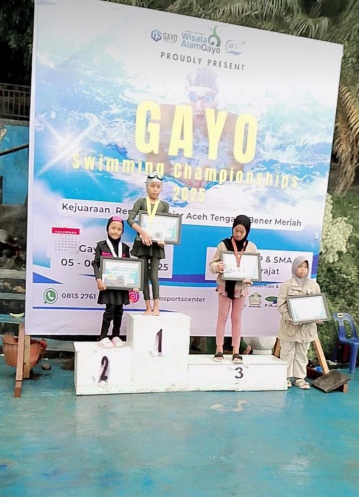 Almeera Adelia Suryana Bawa Pulang Juara II di Kejuaraan Renang GSC I 2025