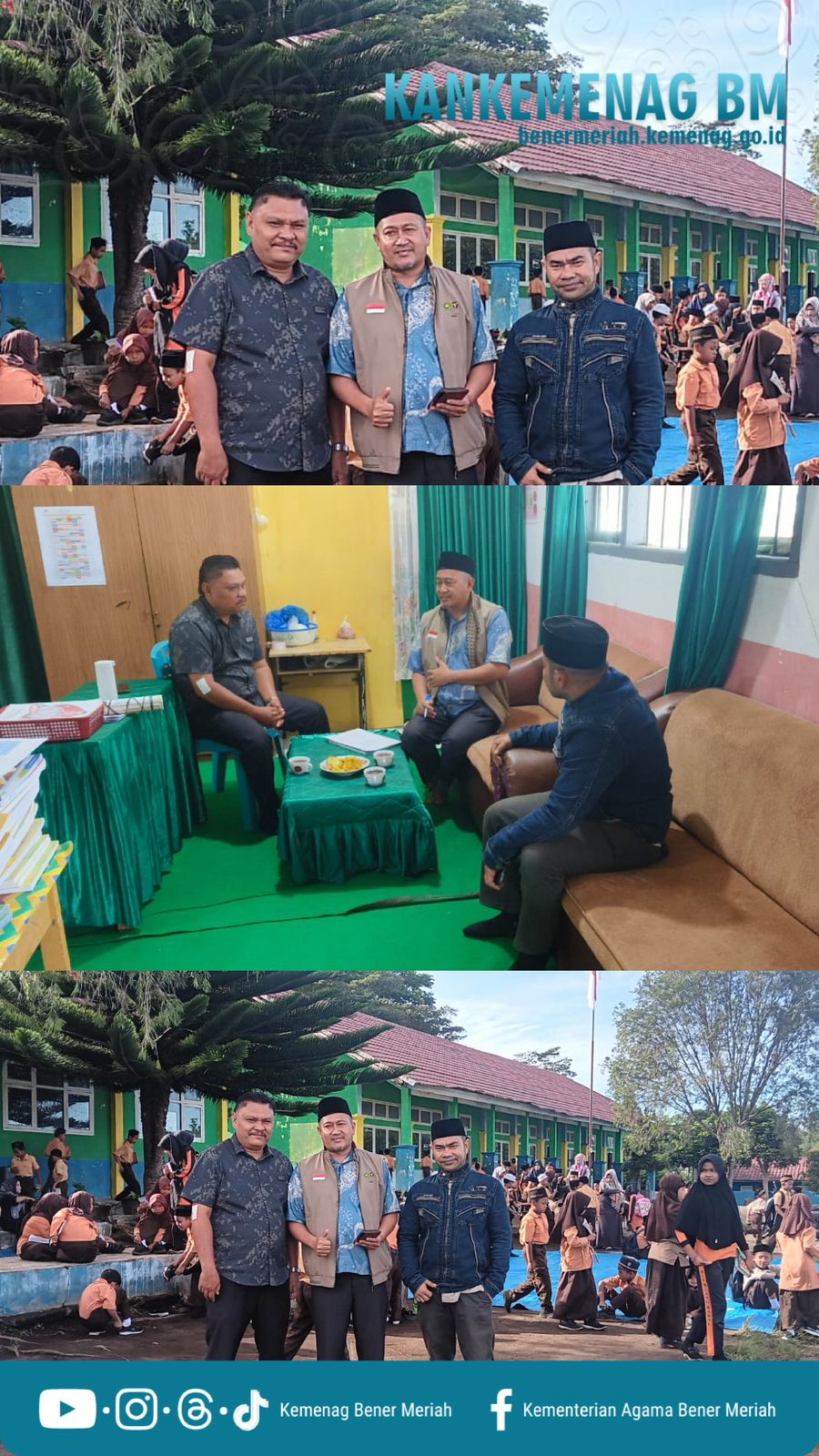 Kasubbag TU Kemenag Bener Meriah Tinjau Pembangunan MIS Blang Rakal dari Program Infaq ASN