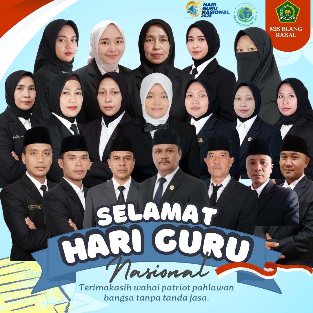 MIS Blang Rakal Peringati Hari Guru Nasional dengan Tumpeng, Bazar Siswa, dan Tukar Kado Guru